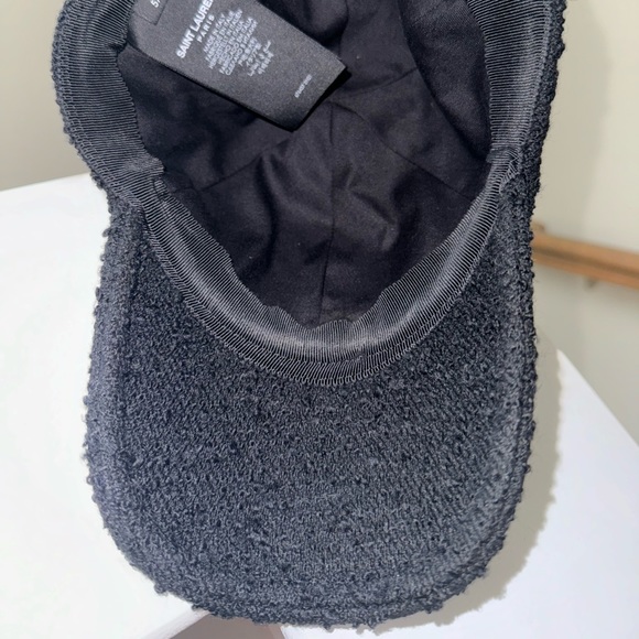 Saint Laurent SL Baseball Cap in Bouclé Tweed Wool - Picture 7 of 7